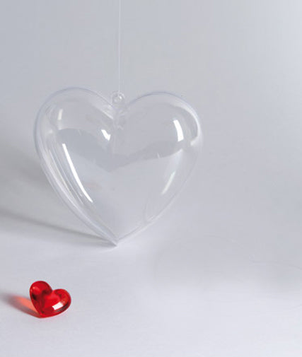 Plexiglass heart 16cm