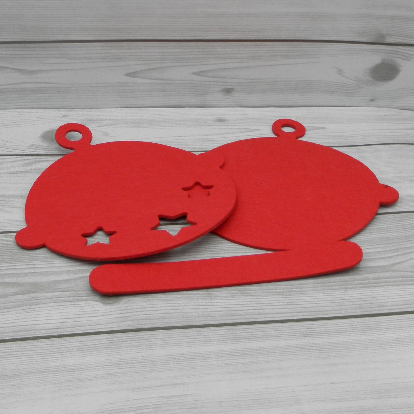 Milk Die-Cut Felt Bell