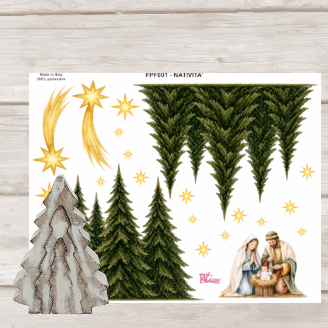 Kit Feltro Stampato 3mm Natività Gogolandia