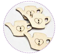 Bottoncini a Annaffiatoio 3cm Idee Per Creare