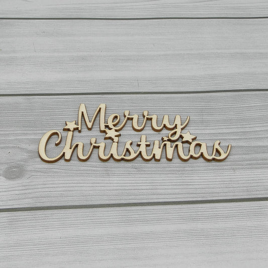 Scritta Merry Christmas 15 cm Idee per Creare
