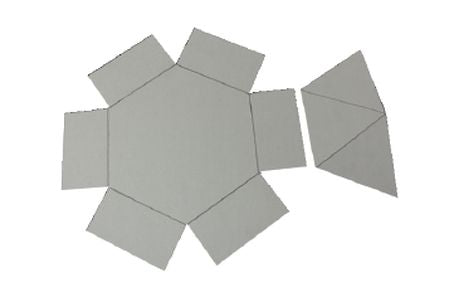 Renkalik Petite Boîte Hexagonale en Carton Cod. LEC009