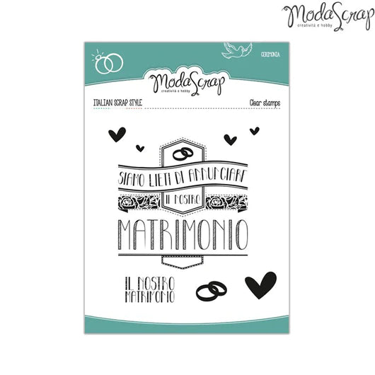 Tampon transparent Mariage MSTC2-003