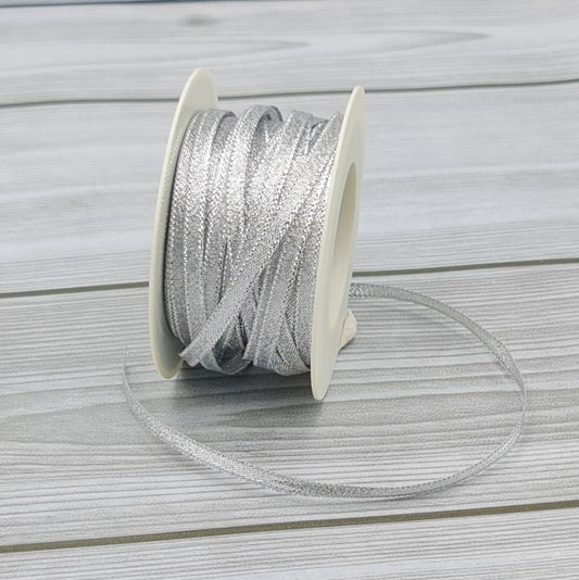 Silver Lurex Ribbon 6mm 206-211