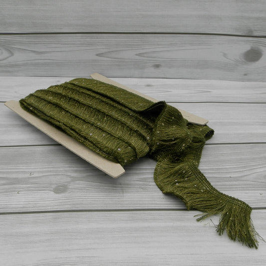 Nastro Franjette Verde 50mm I Nastri di Mirta