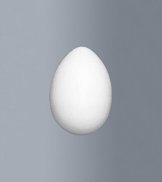 Polystyrene egg h 8cm