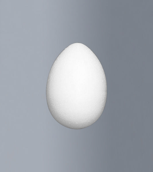 Polystyrene egg h 10cm