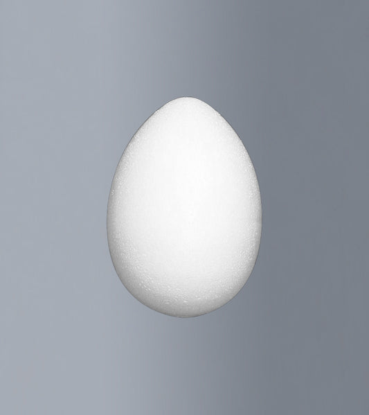 Uovo in polistirolo h 12cm