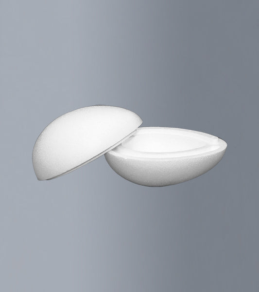 Openable polystyrene egg 20 cm