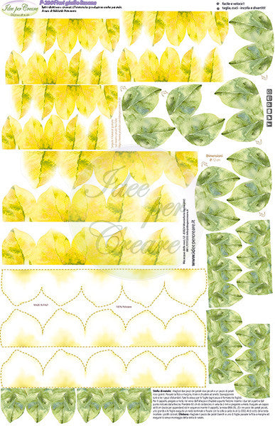 Lemon Yellow Flowers Panel P-280
