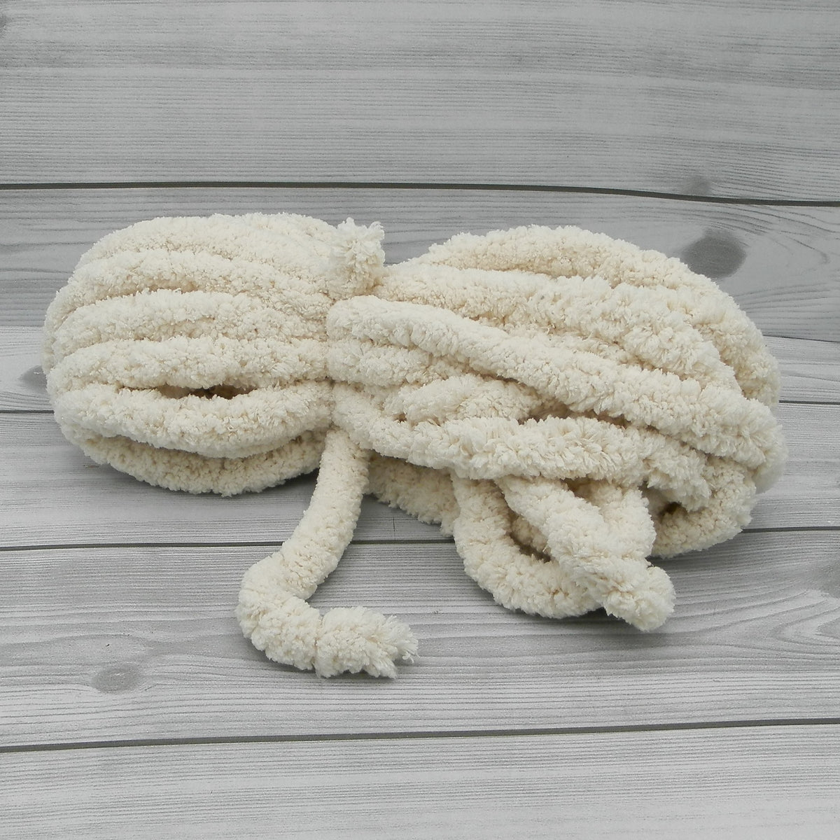 Fil blanc torsadé câlin