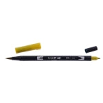 Marqueur double pinceau Tombow col. 076 Ocre Vert