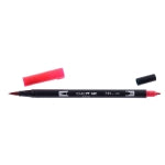 Marqueur double pinceau Tombow col. 755 Rouge Rubis