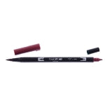 Pennarello Dual Brush Tombow col. 757 Port Red