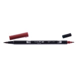 Pennarello Dual Brush Tombow col. 837 Wine Red