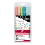 Set 6 pz Dual Brush Tombow candy Colours