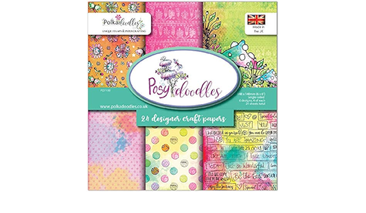 Posydoodles pad 15x15 24 sheets Code PD7149