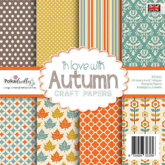 Blocco Polkadoodles In Love With Autumn
