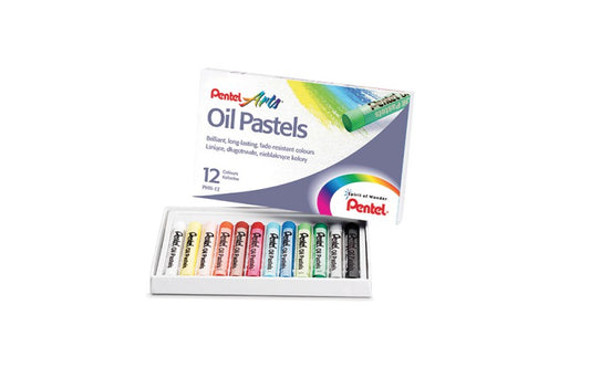 Oil Pastel Pentel Pack of 12 Pieces