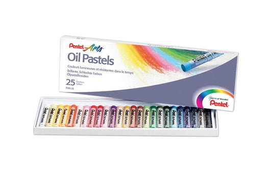 Oil Pastel Pentel Pack of 25 Pieces