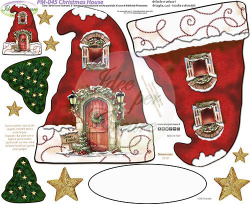 Pannello Medio Christmas House  Idee Per Creare