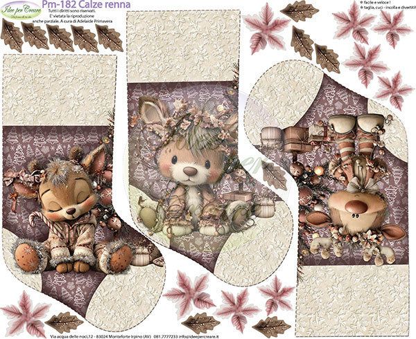 Pannello Medio Calze Renna Idee Per Creare