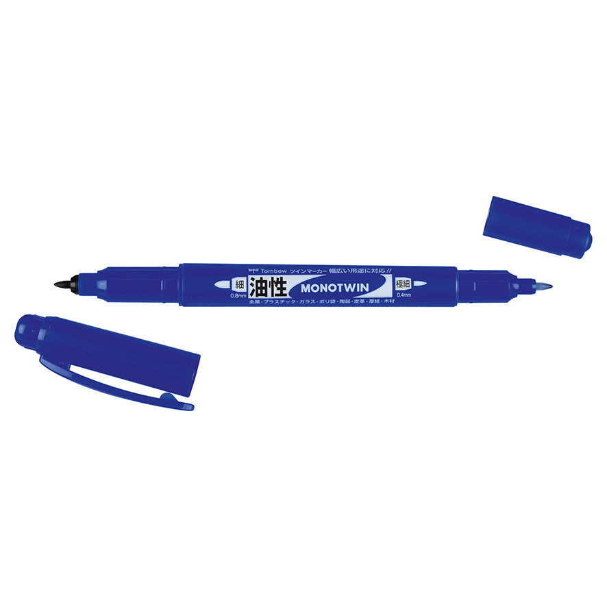 Marker Mono Twin Double Tip Col. Blue