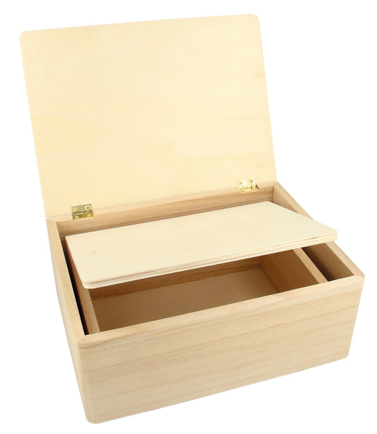 Set of 2 Artemio wooden boxes Code 14002310