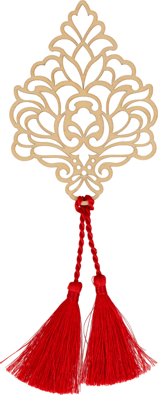 Baroque decoration with red pom Artemio Code 14003060