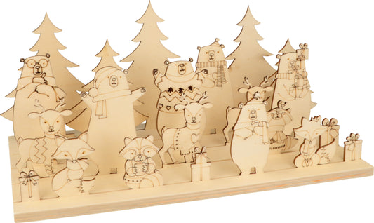 Set of wooden tablets with bears Artemio Code 14003395
