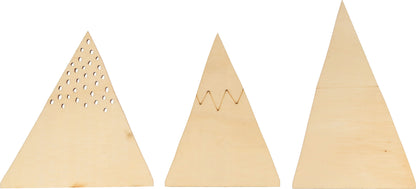 Set of wooden tablets with gnomes Artemio Code 14003396