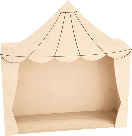 Artemio wooden circus tent box Code 14003436