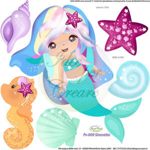 Mini Mermaid Panel PS-009
