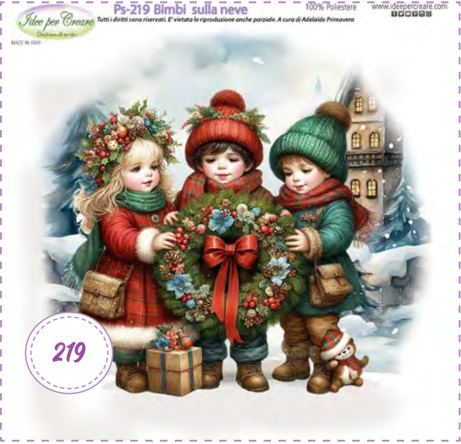 Mini Christmas Cookies Panel PS-018