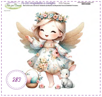 Pannello Mini Angioletto con Coniglio Idee Per Creare