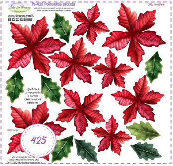 Pannello Mini Poinsettia Piccola