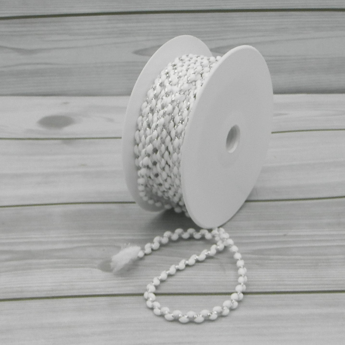 Nastro Pallini Argento 5mm Gogolandia