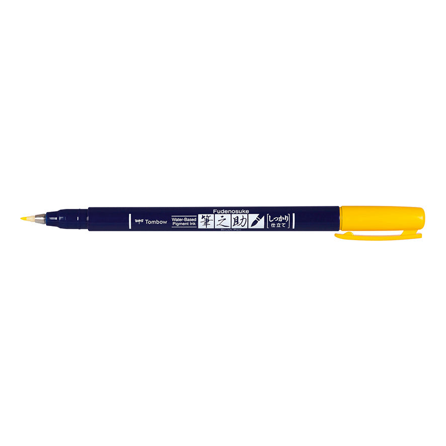 Marqueur Fudenosuke Tombow WS-BH03 Jaune