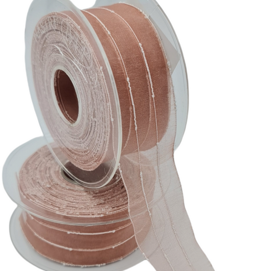 Antique Pink Knot Ribbon 40mm Code 3807G20