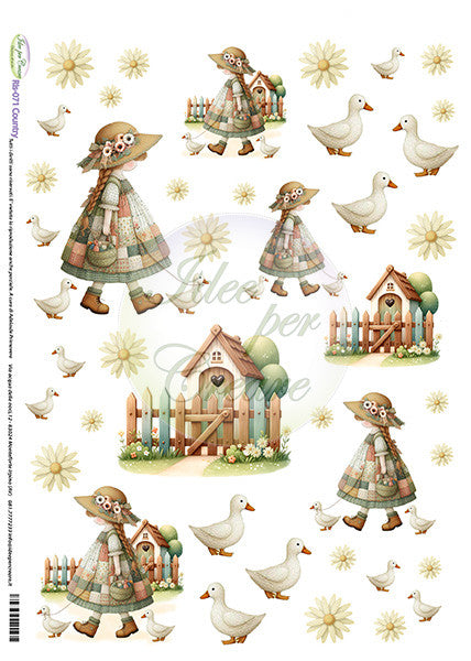 Carta Riso A3 Idee Per Creare Country