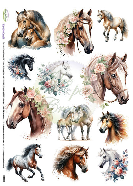 Carta Riso A3 Idee Per Creare Cavalli