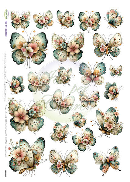 Carta Riso A3 Idee Per Creare Farfalle