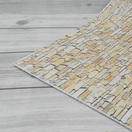 Feltro Stampato 3mm Muro Pietra Gogolandia