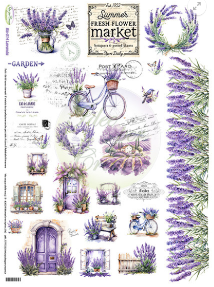 Carta Riso A3 Idee Per Creare  Lavanda