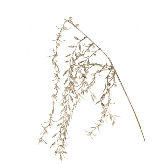 Butcher's broom branch with pearls Code XH302