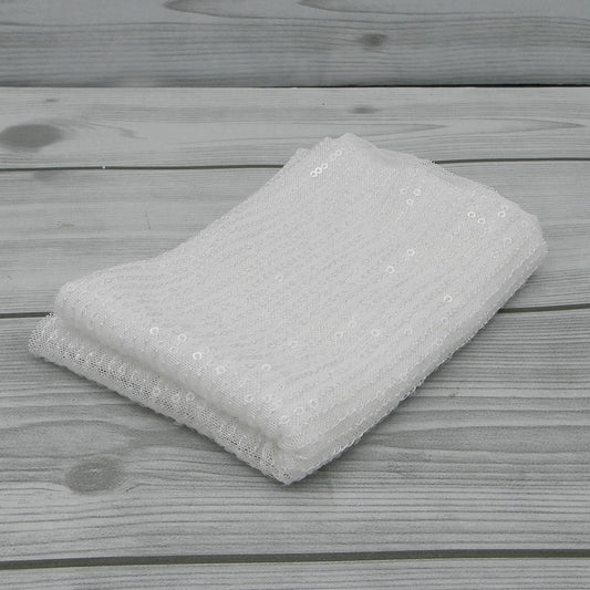 Tessuto il Pajettino Bianco I Nastri di Mirta