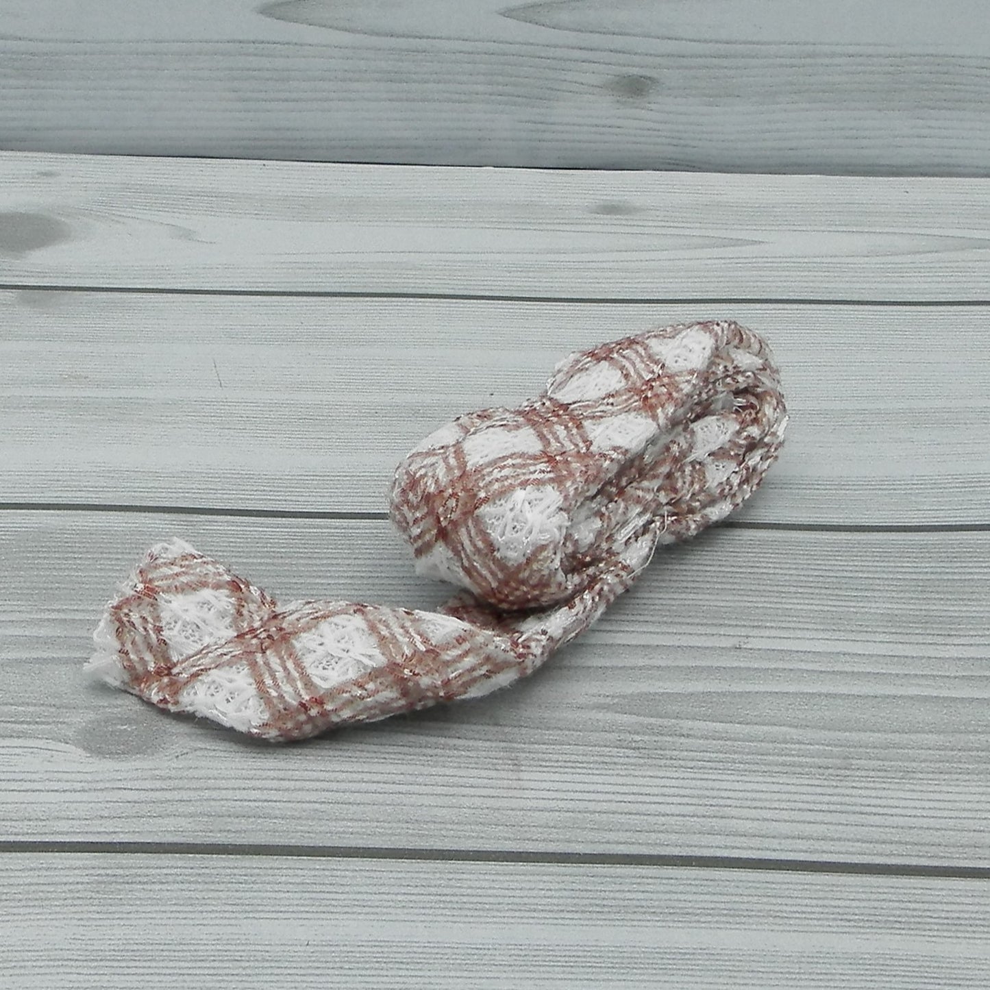 Tubular Sequins Checkered Gray 10cm