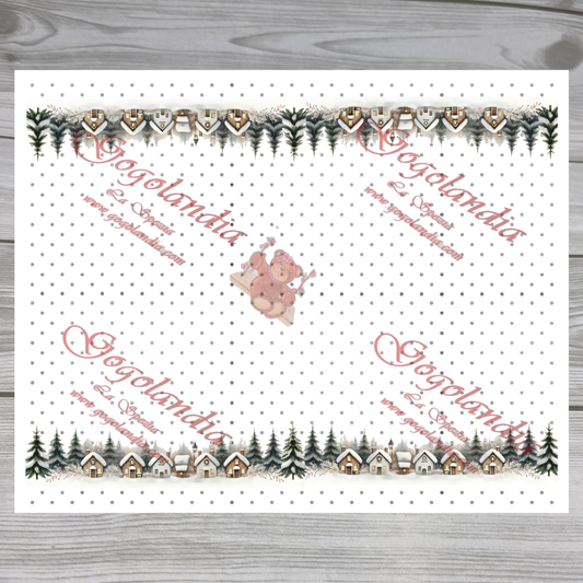 Pannolenci Casette Innevate Gogolandia