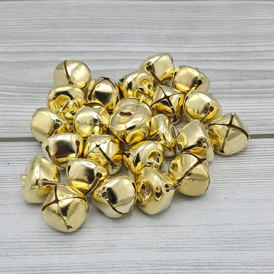 Gold Bells 2cm 24 pieces