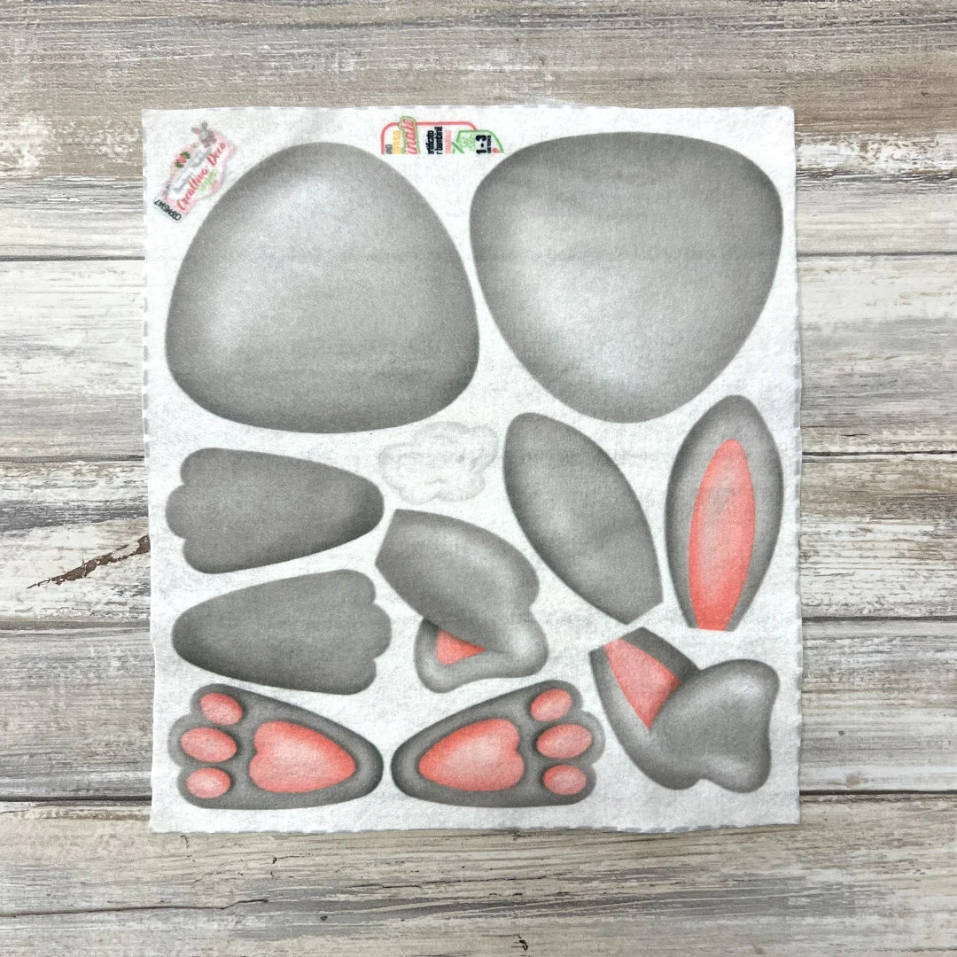 Pannolenci Morbidoso Coniglio Curioso Creattiva By Marta